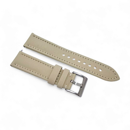 Sailcloth Watch Strap Band Two Piece 20mm 22mm Beige