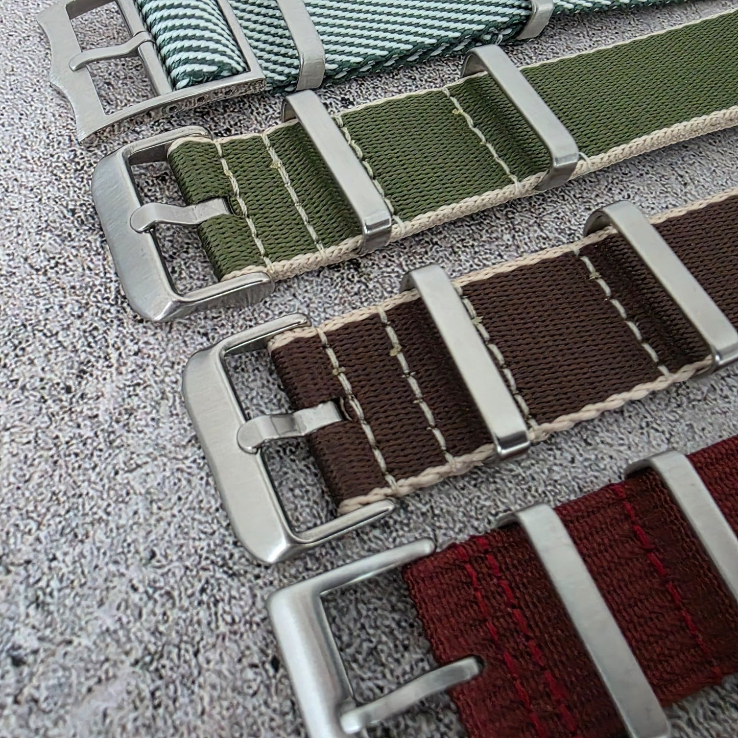 Job Lot of 10 Nylon Watch Straps Bands 22mm Military RRP £100 MOD UK