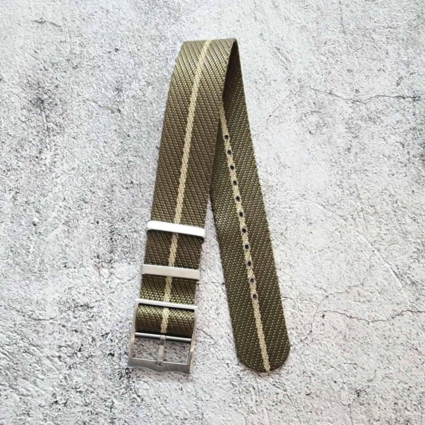 Tudor Style Buckle Nylon NATO Watch Strap 20mm 22mm