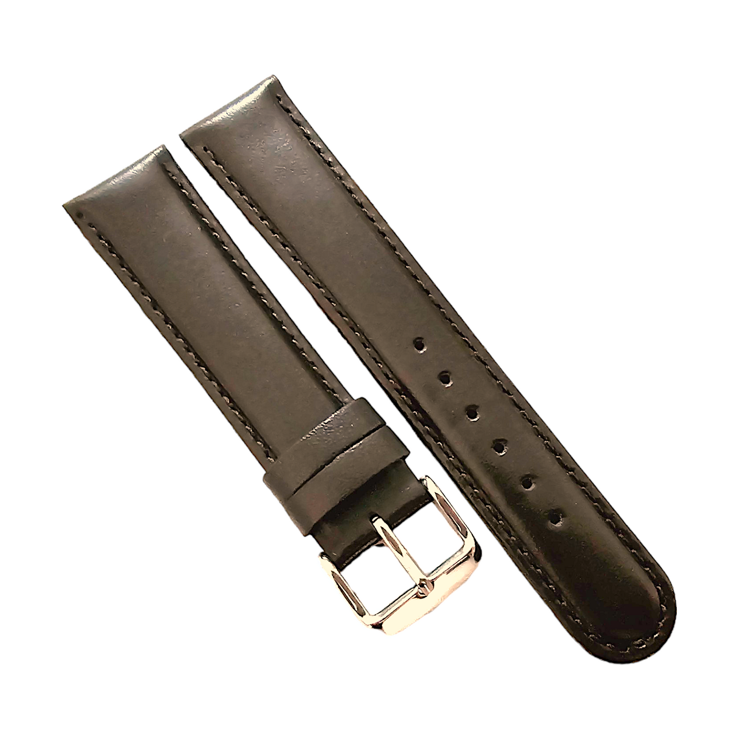 Padded Luxury Leather Watch Strap Band Stitched Mens Womens Ladies 8mm to 26mm