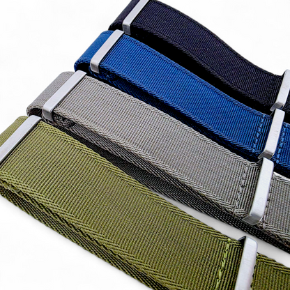 Sovereign Luxury Nylon Watch Strap Military 18mm 20mm 22mm Army Green