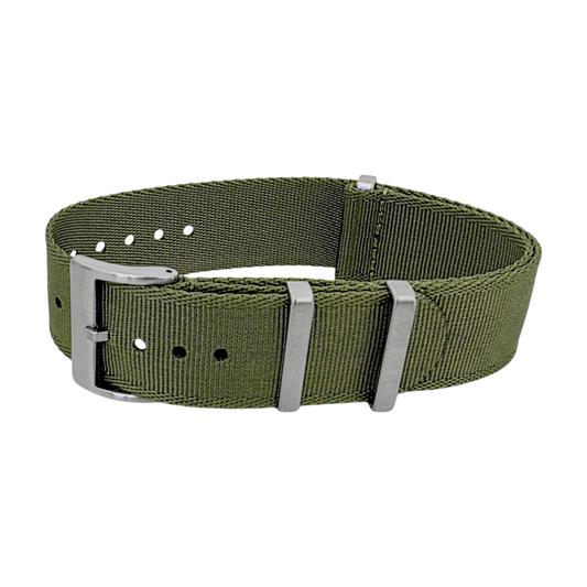 Sovereign Luxury Nylon Watch Strap Military 18mm 20mm 22mm Army Green