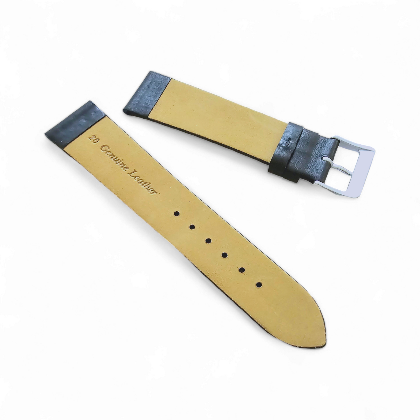 Luxury Soft Leather Watch Band Strap Mens Ladies Womens 6mm to 30mm