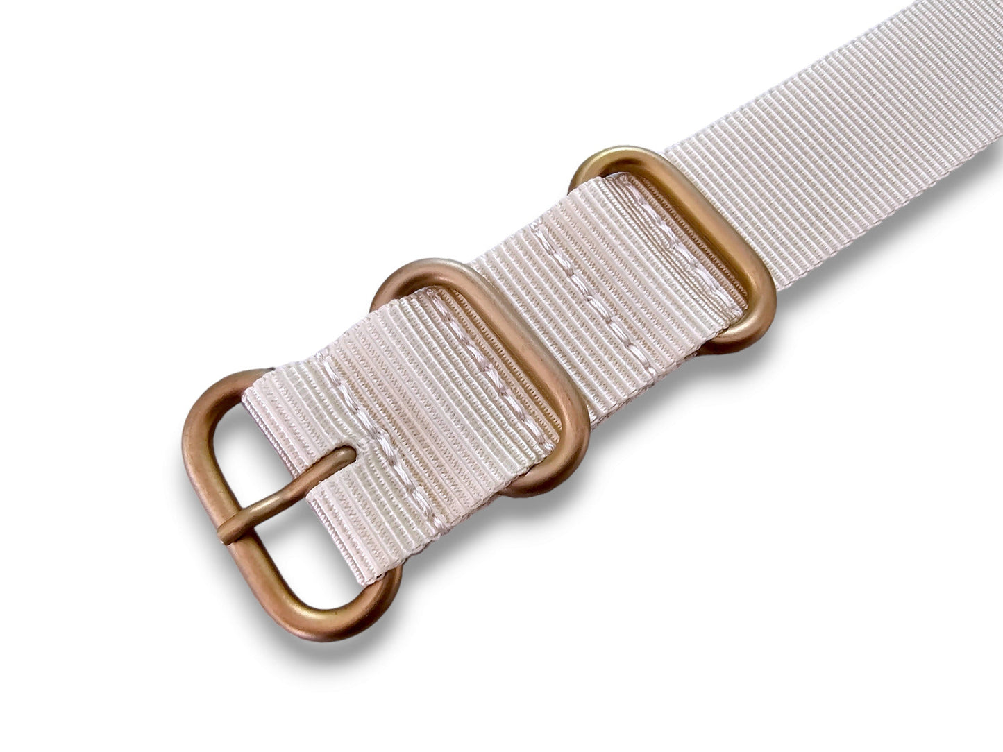 NATO Zulu G10 Nylon Watch Strap Bronze PVD Buckle 20mm 22mm