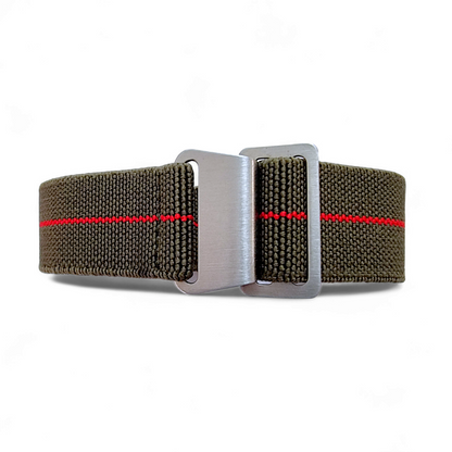 Marine Nationale Watch Strap Band Parachute Elastic Nylon NATO MOD 18 20 22 mm