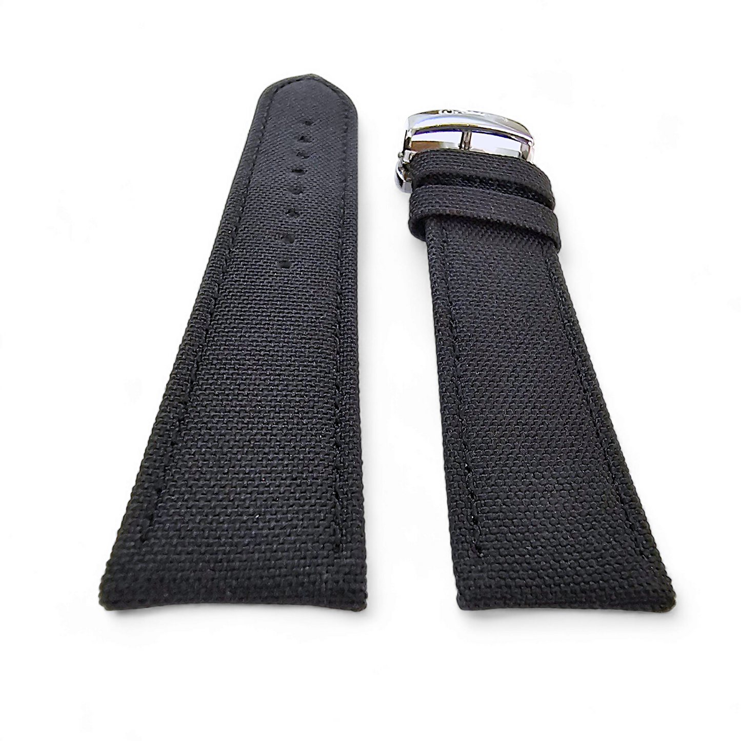 Canvas Deployment Clasp Watch Strap Band Sailcloth 20mm 22mm