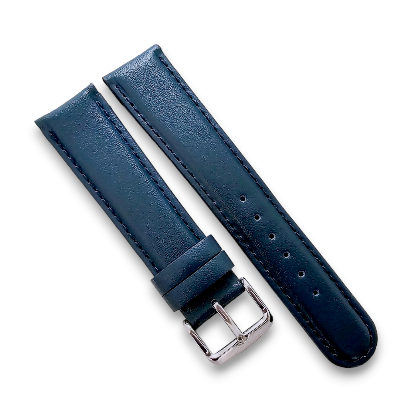 Padded Luxury Leather Watch Strap Band Stitched Mens Womens Ladies 8mm to 26mm