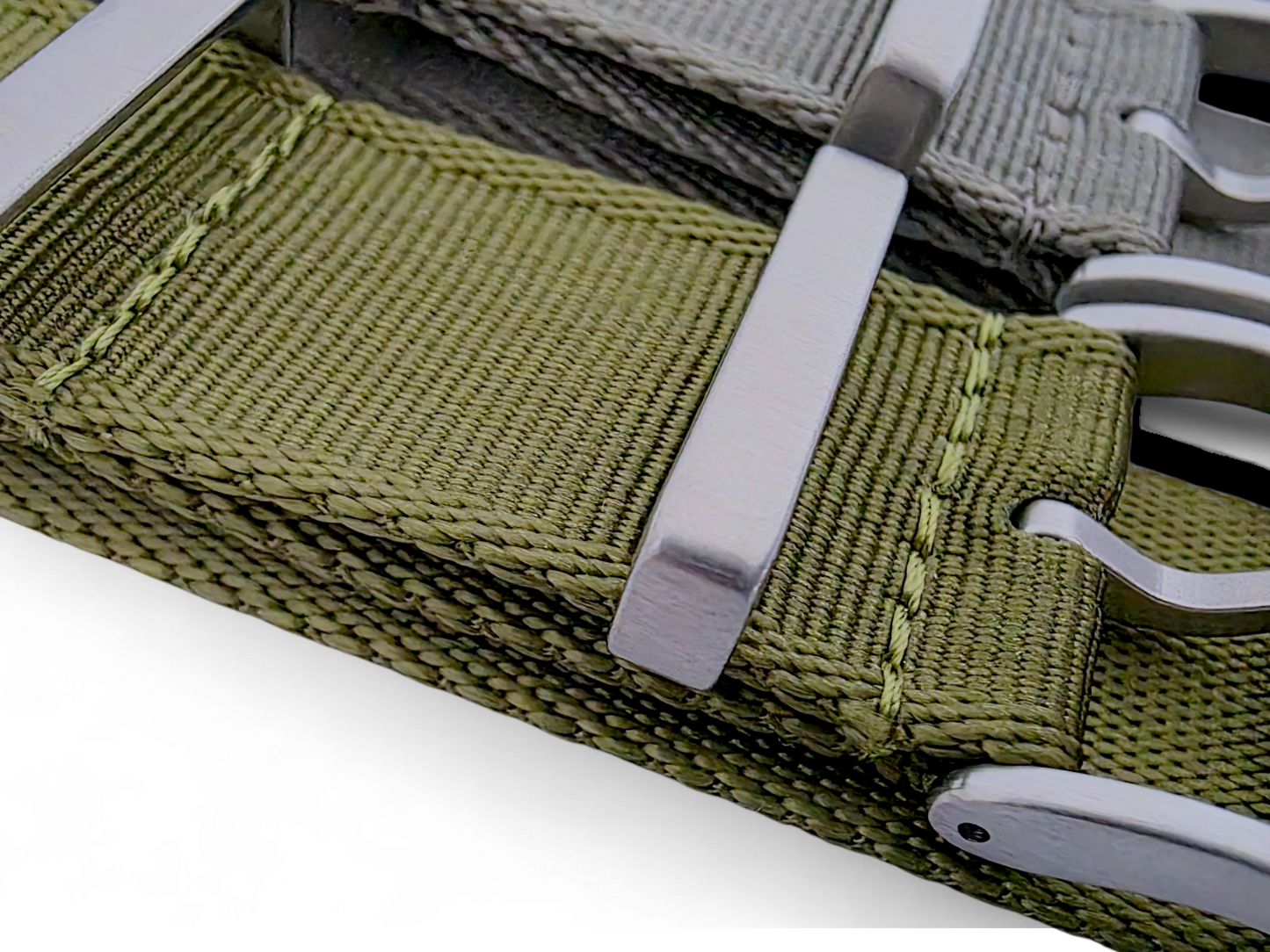 Sovereign Luxury Nylon Watch Strap Military 18mm 20mm 22mm Army Green