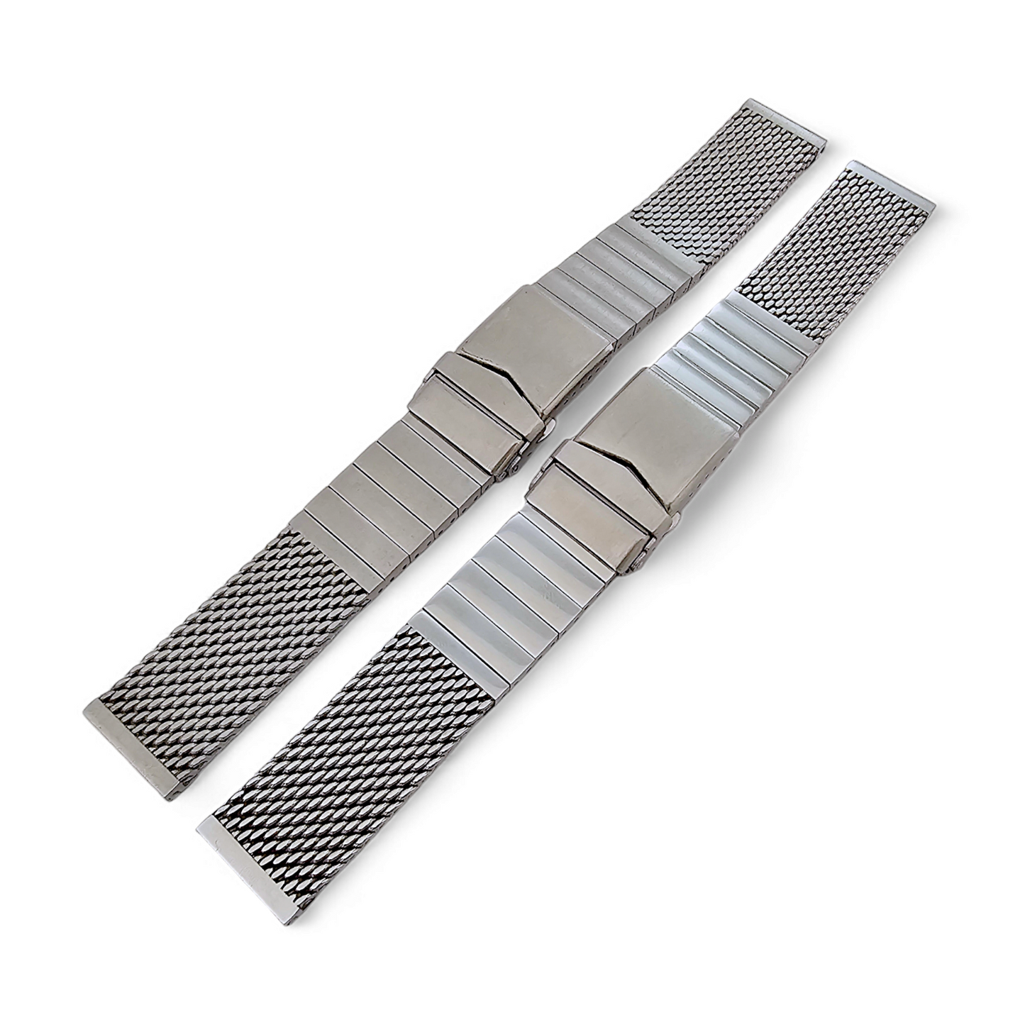 Premium Shark Mesh 5mm Thick Bracelet 316L Stainless Steel 20mm 22mm Polished