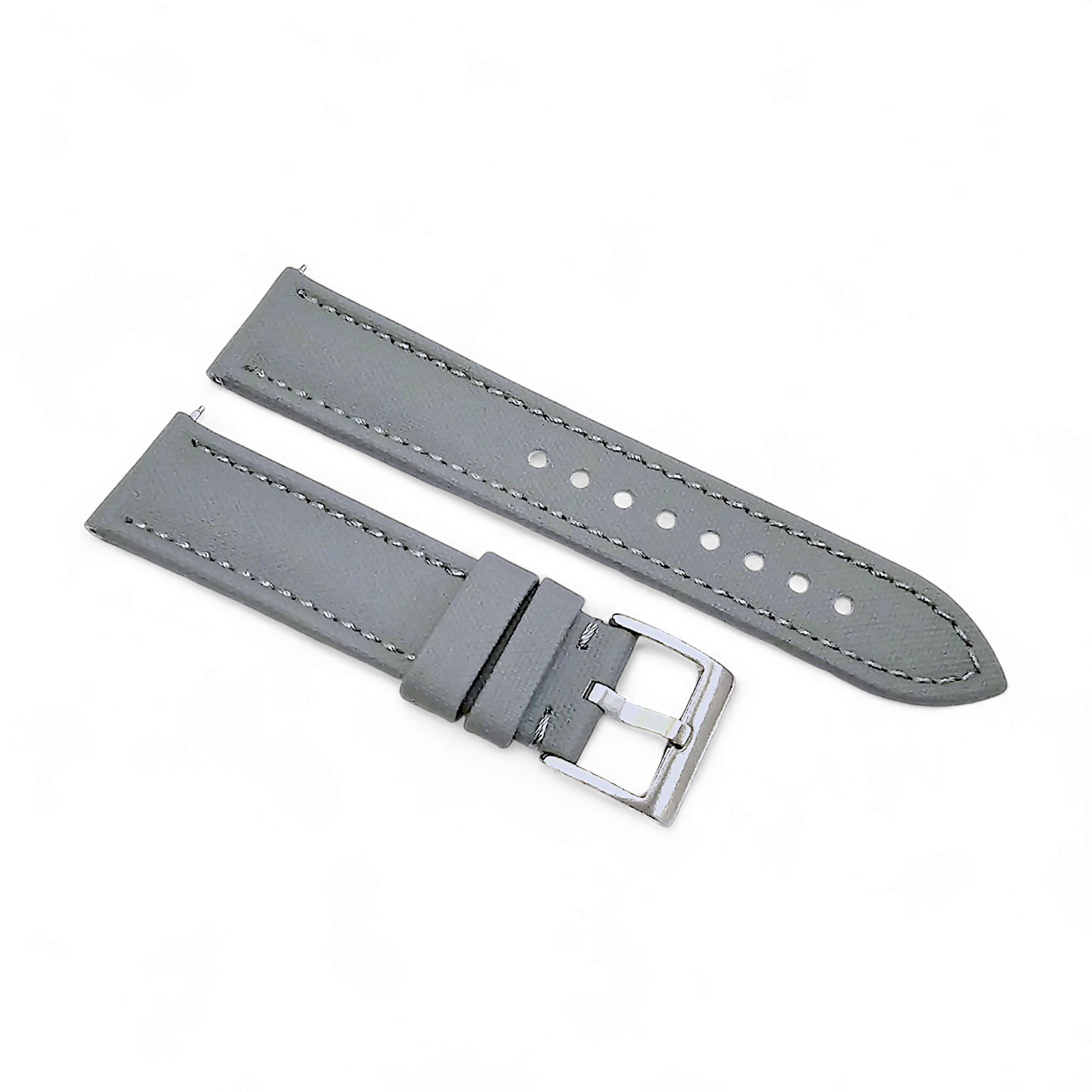 Sailcloth Watch Strap Band Premium Two Piece 20mm 22mm Navy Grey Replacement UK