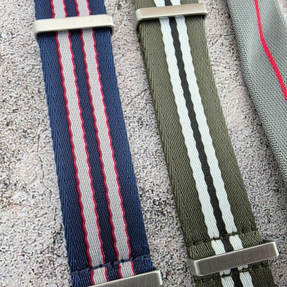Job Lot of 5 Nylon Watch Straps Bands 22mm Military Mixed For Tudor Buckle Mens