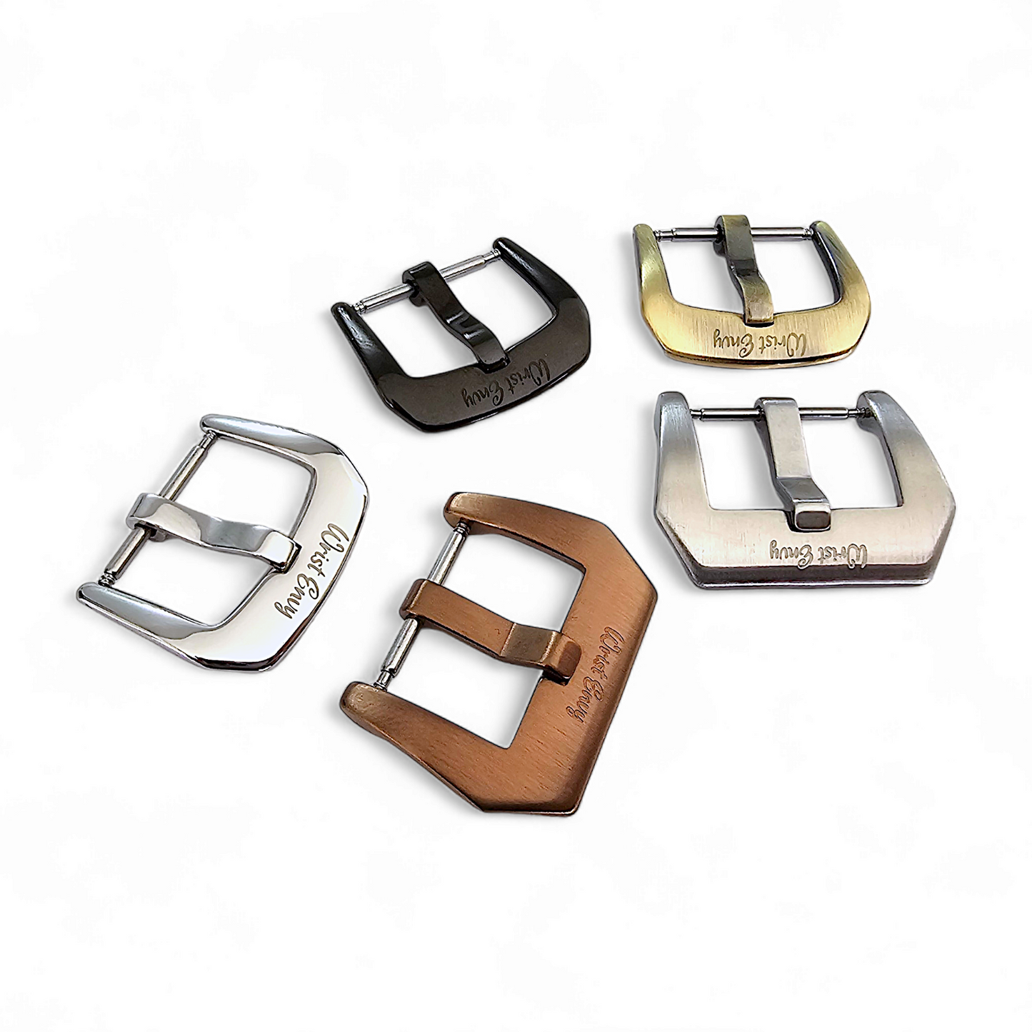 Replacement Stainless Steel Watch Buckle for Watch Straps 16mm 18mm 20mm