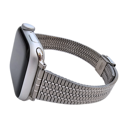 Retro Vibes Slim Mesh 316L Steel Bracelet For Apple Watch