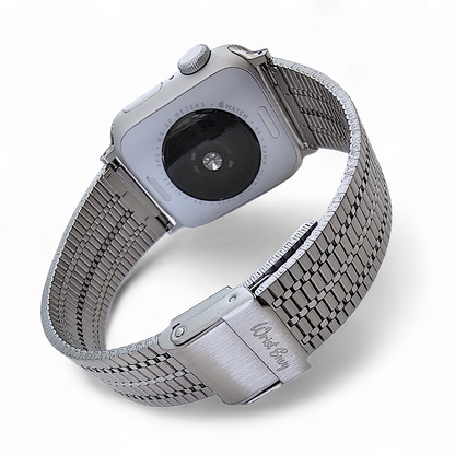 Retro Vibes Mesh 316L Steel Bracelet For Apple Watch