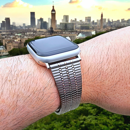 Retro Vibes Mesh 316L Steel Bracelet For Apple Watch