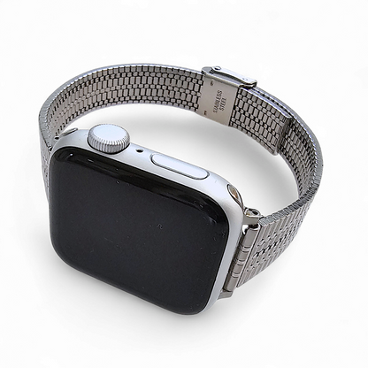 Retro Vibes Slim Mesh 316L Steel Bracelet For Apple Watch