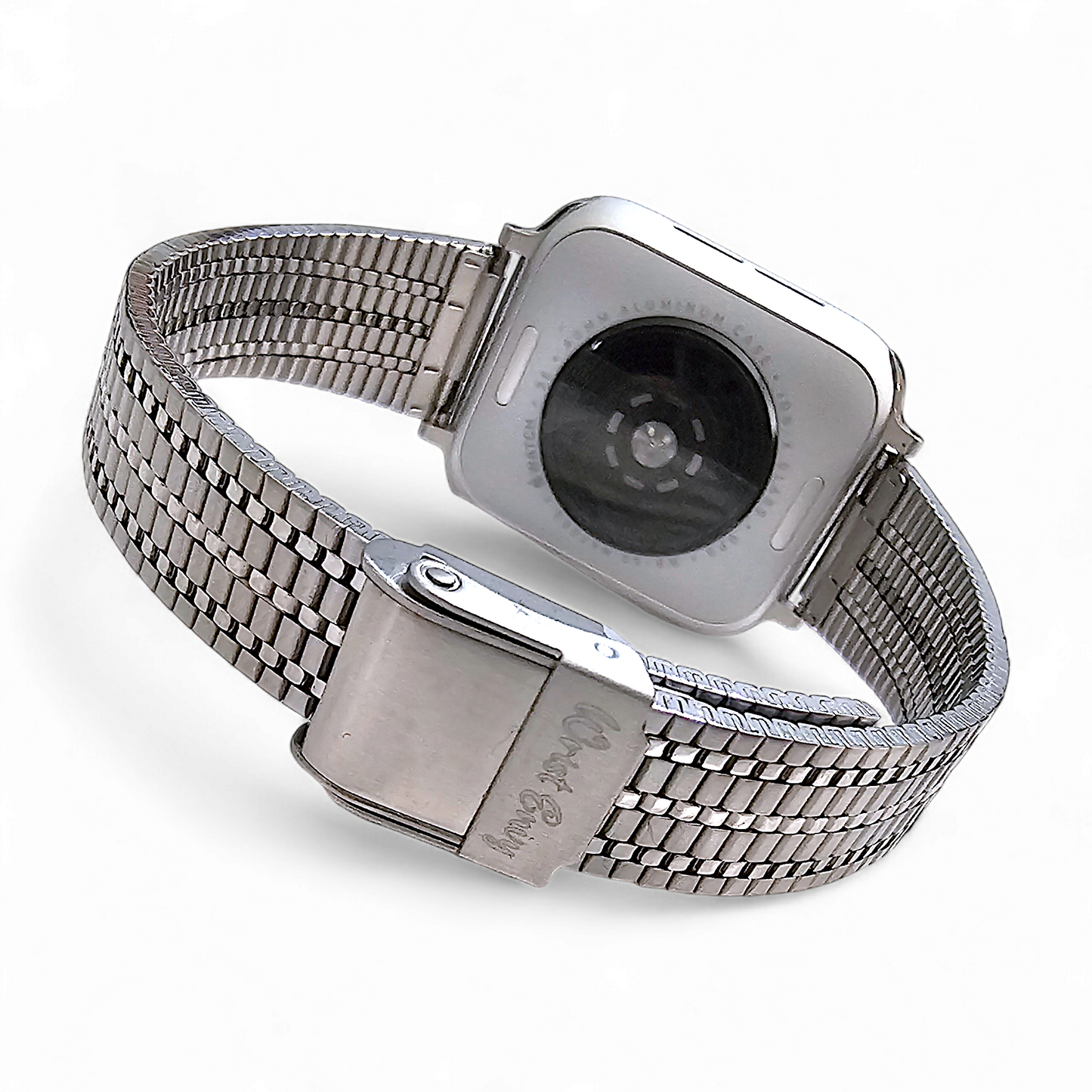 Retro Vibes Slim Mesh 316L Steel Bracelet For Apple Watch