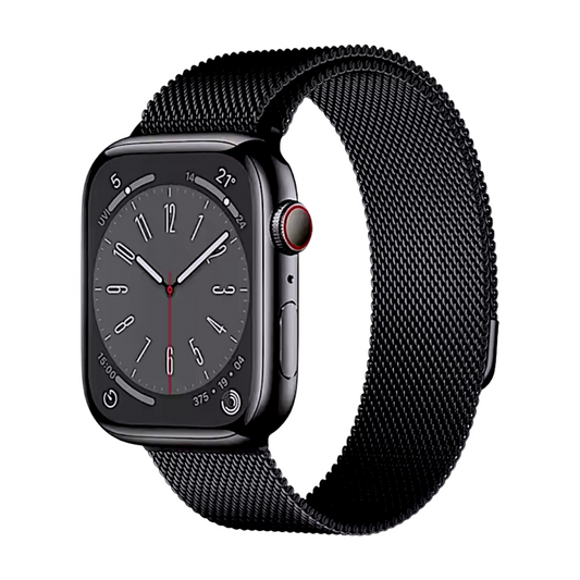 Milanese Mesh Steel Bracelet for Apple Watch Black