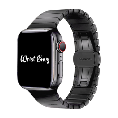 Black Link bracelet for Apple Watch Strap Band