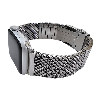 Shark Mesh 5mm Thick 316L Steel Bracelet For Apple Watch