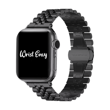 Jubilee Style bracelet for Apple Watch Strap Black