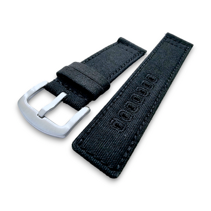 Premium Canvas Sailcloth Watch Strap Band Field Mens Quick Release 20mm 22mm UK