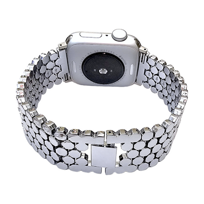 Honeycomb bracelet for Apple Watch Strap Band Silver
