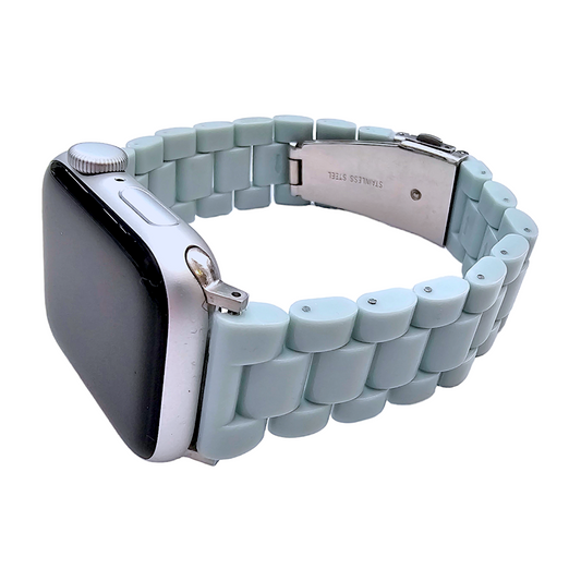 Pastel Green Resin bracelet for Apple Watch Strap Band