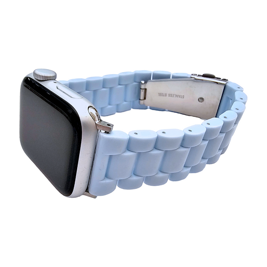 Pastel Blue Resin bracelet for Apple Watch Strap Band