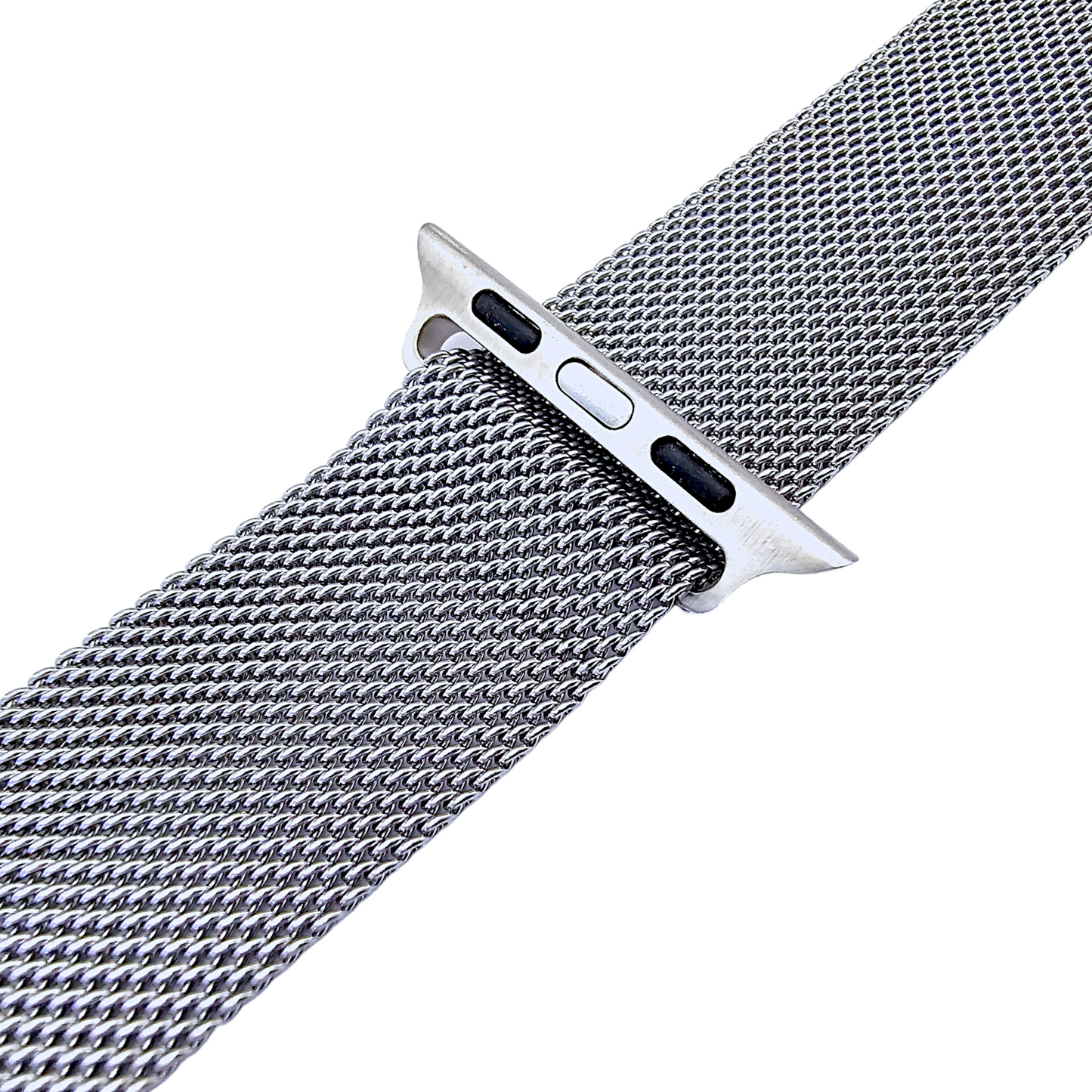 Milanese stainless steel bracelet for Apple Watch Strap Band Silver Coloured
