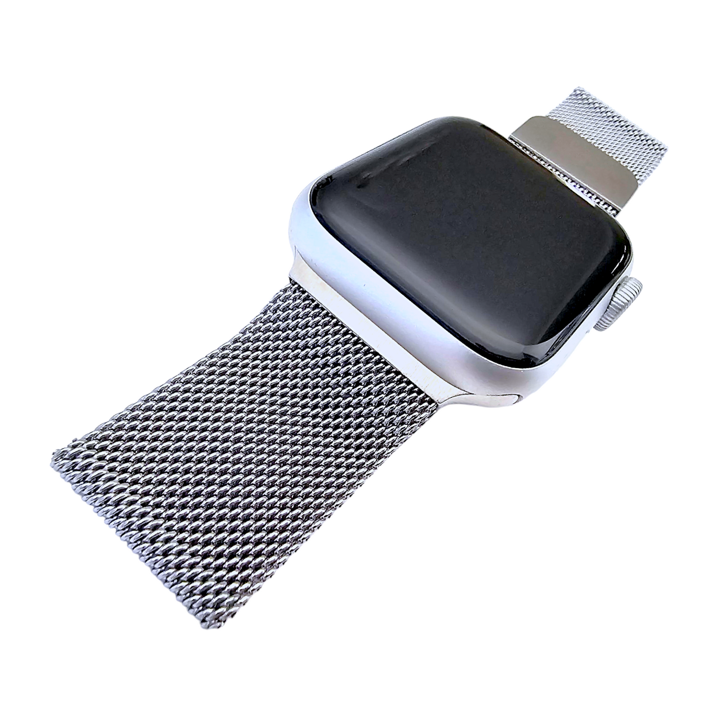 Milanese stainless steel bracelet for Apple Watch Strap Band Silver Coloured