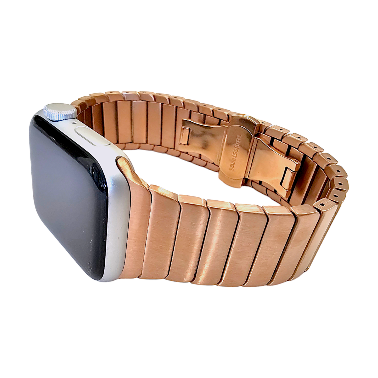 Rose Gold Link bracelet for Apple Watch Strap Band