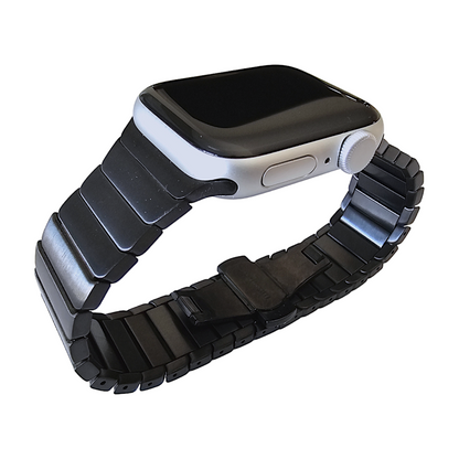 Black Link bracelet for Apple Watch Strap Band