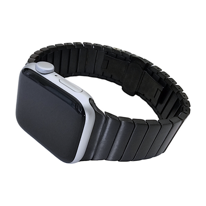 Black Link bracelet for Apple Watch Strap Band
