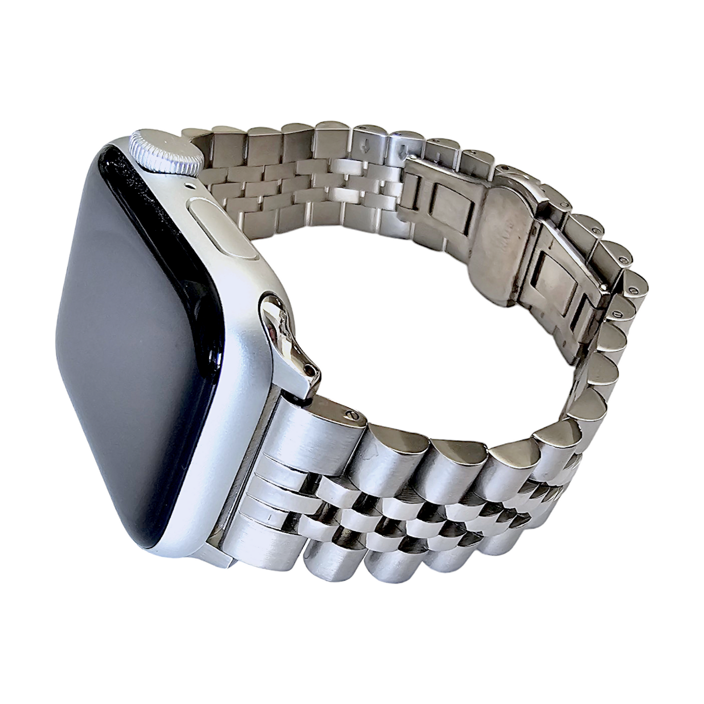Classic Jubilee Style bracelet for Apple Watch Strap Band Silver