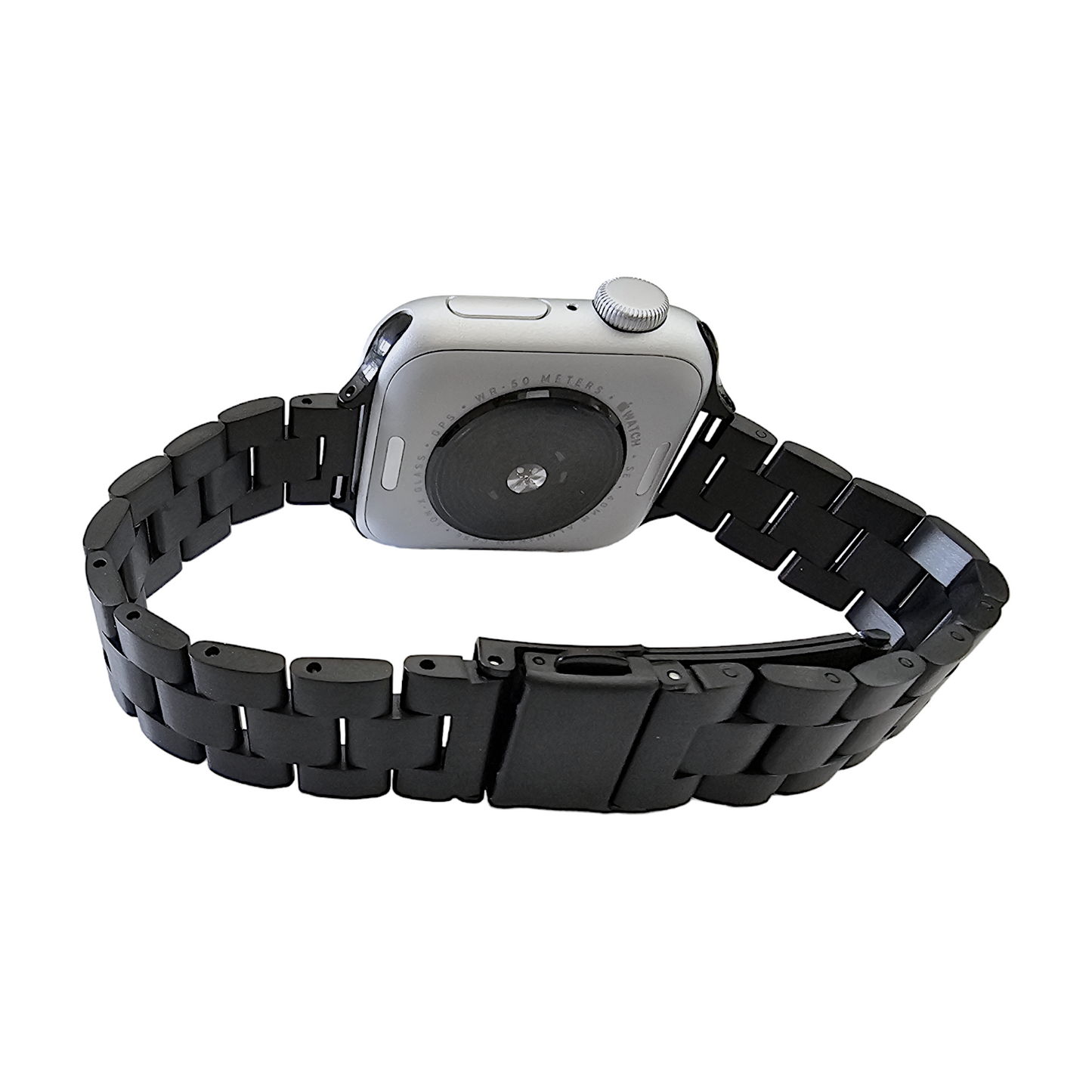 Classic Black slim oyster bracelet for Apple Watch Strap Band
