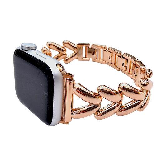Rose Gold Bracelet for Apple Watch Strap Band