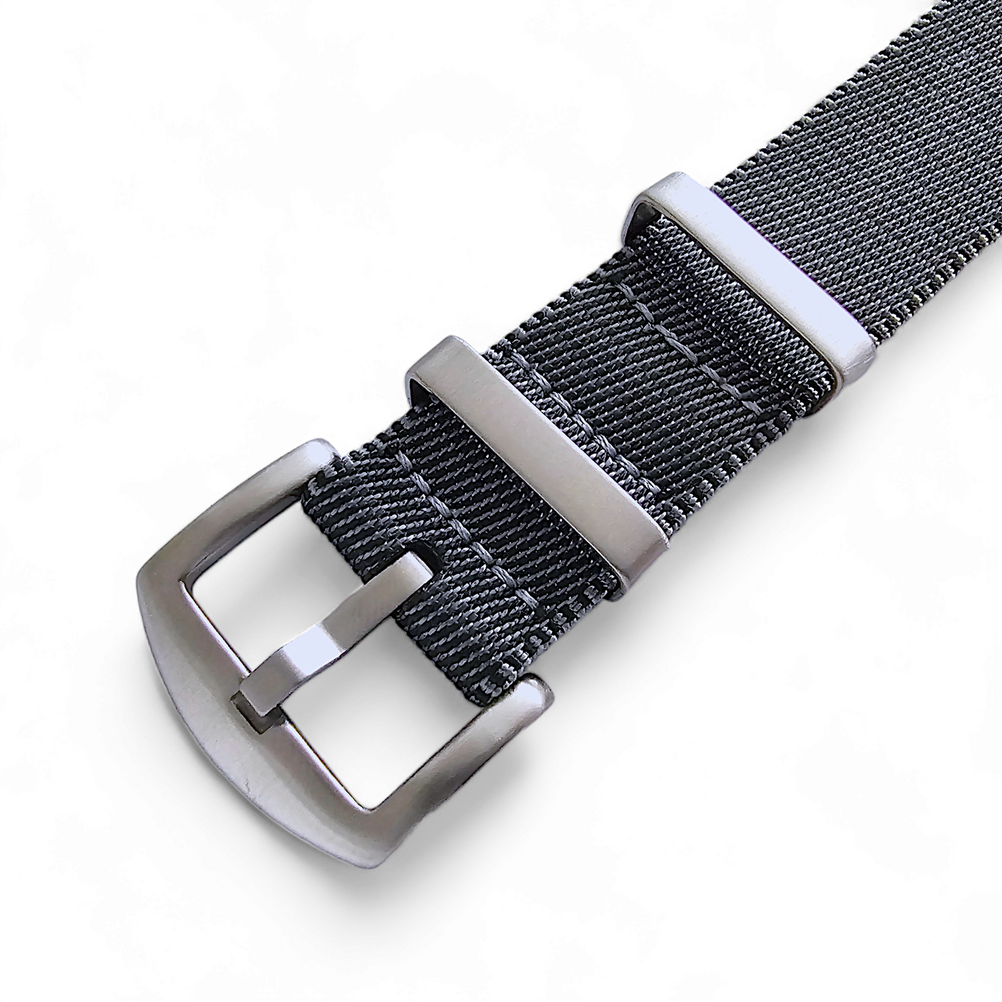 Premium 1.8mm Thick NATO Watch Strap Band 18mm 20mm 22mm Grey