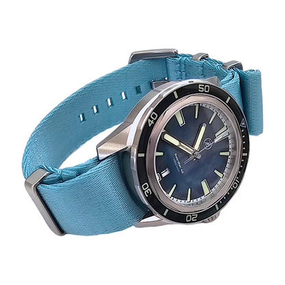Custom Made Nylon NATO Watch Strap Navy Blue 20mm 22mm