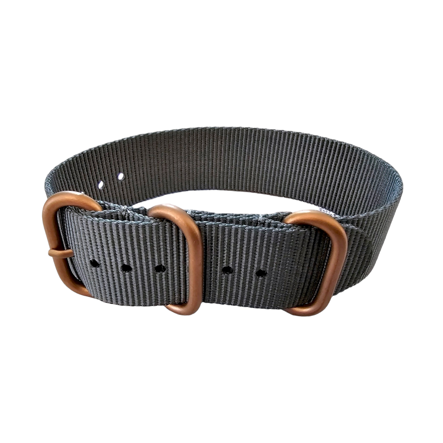 NATO Zulu G10 Nylon Watch Strap Bronze PVD Buckle 20mm 22mm