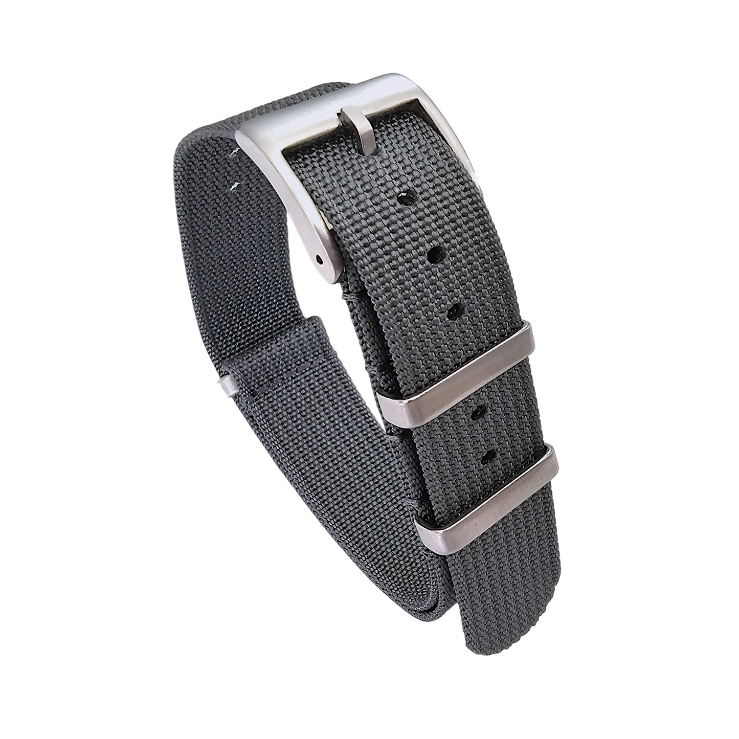 Ribbed Nylon NATO Watch Strap 1.4mm Thick 20mm 22mm