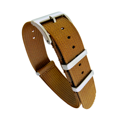 Ribbed Nylon NATO Watch Strap 1.4mm Thick 20mm 22mm