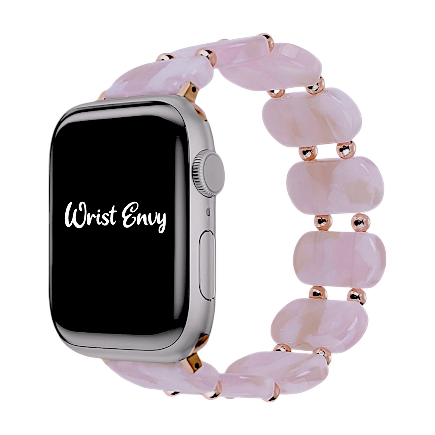 Resin Stretch Bracelet for Apple Watch Pink