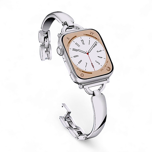 Bangel bracelet for Apple Watch Strap Band Silver