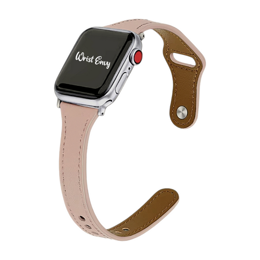 Slim Leather Strap for Apple Watch Dusty Pink