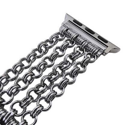 Chain Mail Stainless Steel Apple Watch Strap Silver