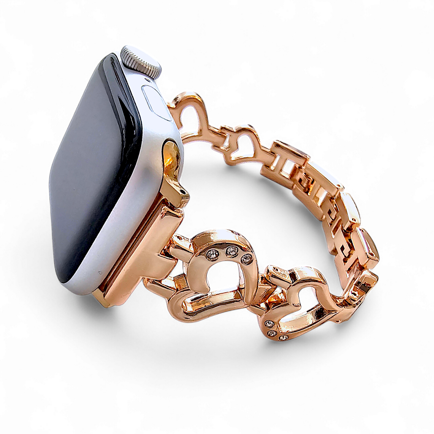 Sweet Heart Apple Watch Bracelet Rose Gold