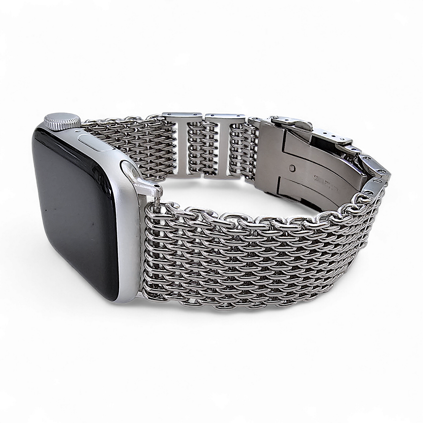 Shark Mesh 4.2mm Thick 316L Steel Bracelet For Apple Watch