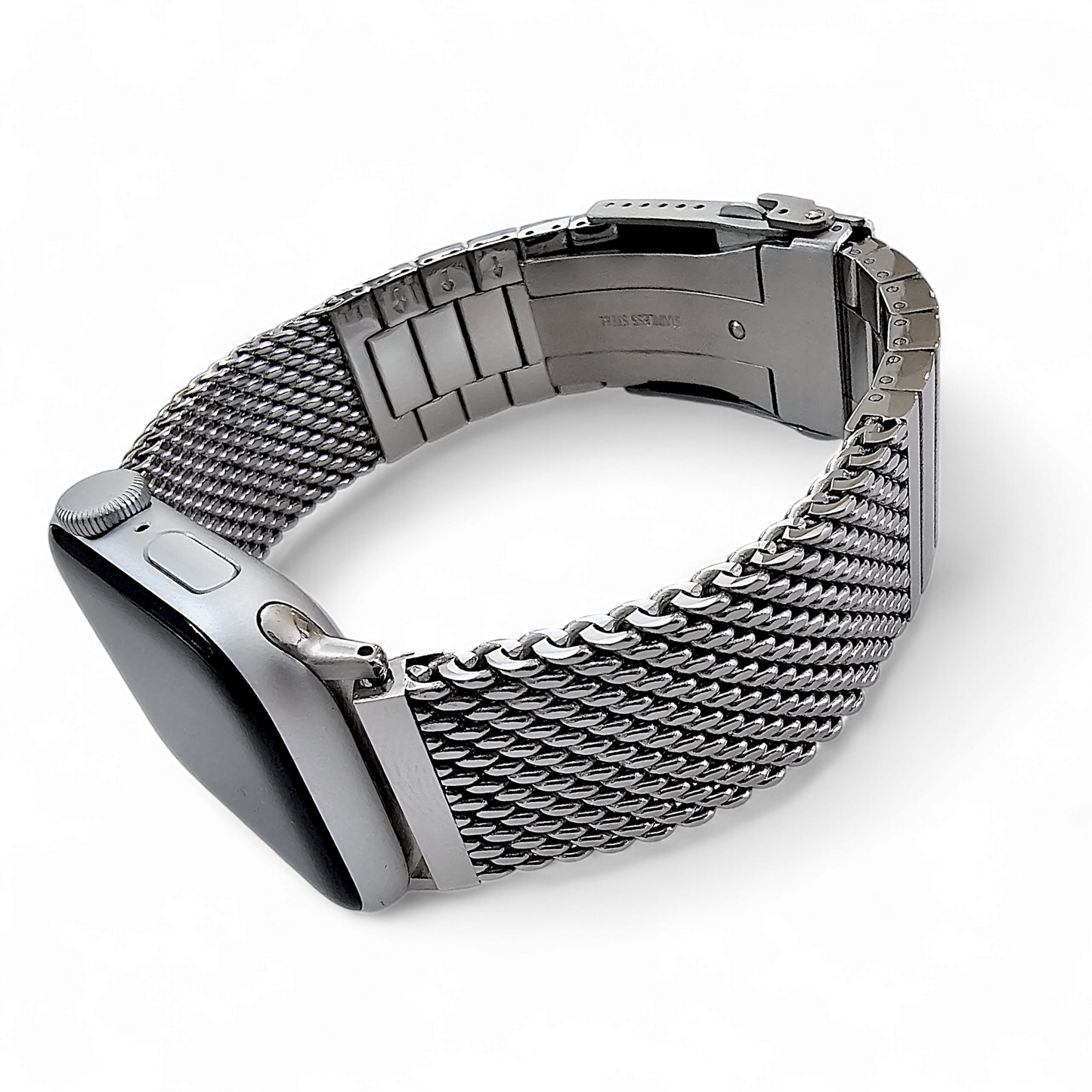 Shark Mesh 5mm Thick 316L Steel Bracelet For Apple Watch