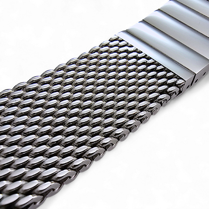 Shark Mesh 5mm Thick 316L Steel Bracelet For Apple Watch